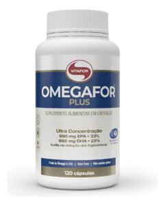 Vitafor Ômegafor Plus 120 Cápsulas – Selo Ifos Sabor Sem Sabor