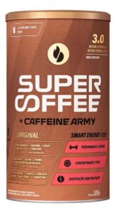 Suplemento em pó Caffeine Army Supercoffee Classic Size em pote de 380mL