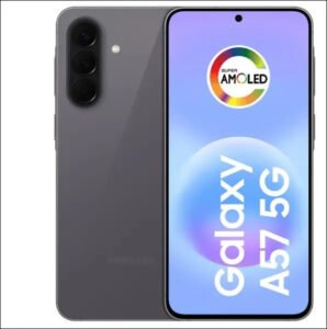 Celular Samsung Galaxy A57 5G 128GB, 8GB RAM, Câmera 50MP, IP68, Super AMOLED 6.7″, Recursos AI -Cinza