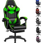 Cadeira Escritório Gamer Ergonômica Reclinável Cor Verde