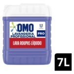 Lava Roupas Líquido Omo Lavanderia Profissional Lavagem 7 L