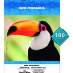 Papel Fotográfico Glossy A4 115g Branco 100 Folhas Masterprint