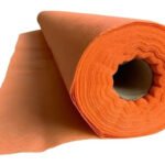 Rolo De Tnt 40g – 50 Metros 1,40 De Largura Cor Laranja Lisa