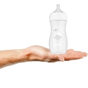 Mamadeira Easy Flow Buba 330ml Anticólica +4 Meses Fluxo 3 Nuvem Branca