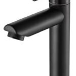 Torneira Baixa Pia Banheiro Lavabo Inox Aço Escovado Bancada Acabamento Fosco Cor Preto – Marca Camperluz