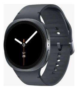 Smartwatch Samsung Galaxy Watch 8 40mm BT GPS, Branco com Pulseira Milanês Cinza-escuro