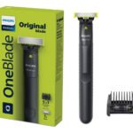 Barbeador e Aparador Elétrico Philips OneBlade com Pente 5 em 1, Sem Fio e À Prova D’Água – QP1425/10