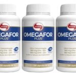 Kit 3x Omegafor Plus (990mg Epa E 660mg Dha) 120 Caps Sabor Sem Sabor