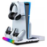 Suporte Cooler Resfriamento Ps5 Normal Ps5 Slim Ps5 Pro Branco