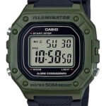 Relógio Casio Masculino Digital Illuminator W-218h-3avdf Correia Preta