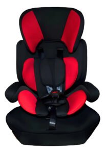 Assento Cadeirinha De Seguranca Para Veiculo Pratico Styll Cor Preto/Vermelho Liso