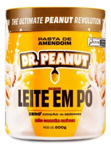 Pasta de Amendoim Com Whey Protein Leite em Pó (600g) Dr Peanut