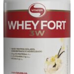 suplemento alimentar Whey Fort 3W Baunilha 900g Vitafor