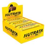 Barra Whey Grego 40g Display com 12 unidades Limão Siciliano e Dulce de Leche Havanna Nutrata