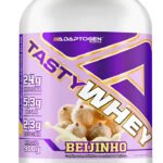 Suplemento Tasty Whey 3w Gourmet Whey Protein Adaptogen Science Pote 900g Sabor Beijinho