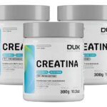 Kit 3x Creatina Dux Monohidratada De 300g Pura 100% Sabor Neutro