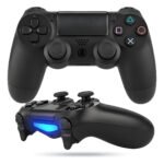 Controle Sem Fio Redfin Joystick Compatível PS4 Videogame TV PC Celular Android – Touchpad Bluetooth Vibração Dupla Manete Smart TV