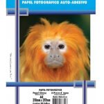 Papel Fotográfico Adesivo Masterprint A4 130g 100 Folhas Branco