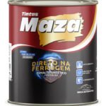 Tinta Esmalte Direto Na Ferrugem 900ml Maza Cor Azul Regium