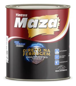 Tinta Esmalte Direto Na Ferrugem 900ml Maza Cor Azul Regium