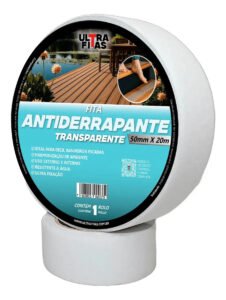 Fita Antiderrapante Ultra Fitas 50mm x 20m Transparente Para Escada