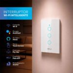 Interruptor Inteligente Smart Wi-fi 2.4 Ghz Alexa Google 3 Botões 4×2 Bivolt Branco Cod: 291990392 Neo Avant