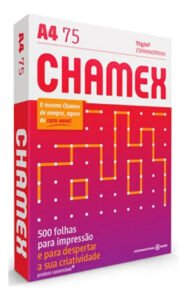 Papel Chamex A4 Multifuncao 500 Folhas 75g Sulfite Branco