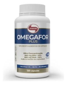 Omegafor Plus – Selo Ifos – 120 Cápsulas – Vitafor Sabor Neutro