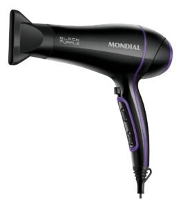Secador De Cabelos Black Purple SCN-01 2000W Preto Mondial