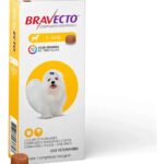 Controle de pulgas mastigável Bravecto MSD para cães de 2 a 4,5 kg