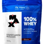 Whey 100% Max Titanium Whey Concentrado 900g Chocolate