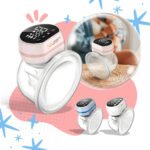 Bomba Materna Portátil Elétrica 24mm Sem Bpa Confortável Prático Bombinha de Tirar Leite Macio Garanta O Melhor Para Seu Bebê Não Precisa Segurar Ou Ficar Apertando Mãos Livres Elétrica Nixzen Rosa