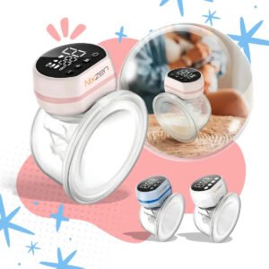 Bomba Materna Portátil Elétrica 24mm Sem Bpa Confortável Prático Bombinha de Tirar Leite Macio Garanta O Melhor Para Seu Bebê Não Precisa Segurar Ou Ficar Apertando Mãos Livres Elétrica Nixzen Rosa