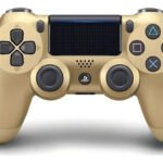 Controle joystick sem fio Sony PlayStation Dualshock 4 Wireless controller gold