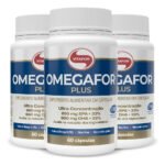 Ômega 3 Omegafor Plus Vitafor 60 Cápsulas Odor Free IFOS EPA DHA