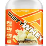Suplemento Tasty Whey 3w Gourmet Whey Protein Adaptogen Science Pote 900g Sabor Leite Condensado