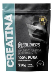 Creatina 250g Suplemento Monohidratada em pó 100% Pura – Soldiers Nutrition