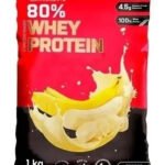 Whey Concentrado 80% Whey Protein – Growth Supplements Sabor Banana