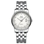 Relógio masculino de quartzo Opk 6045, cor de fundo branco