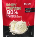 Whey Protein Concentrado 1kg Growth Supplements – Sorvete De Creme