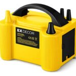 Inflador Balões Máquina Encher Bexiga Bomba Elétrica 600w 2 Bicos Compressor Balão Festa Profissional Ex Decor