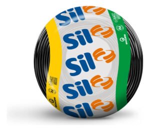 Cabo Flexível 6mm² 750v 10 Metros Flexsil Sil Cor Da Cobertura Preto