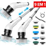 DeckCasa Escova elétrica de limpeza JY-6010 Branco Unidade 1