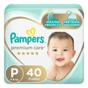 Fralda Pampers Premium Care Tamanho P 40 Unidades
