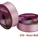 Fita De Cetim Nº 9 50 Metros X 38mm Progresso Cor 310 – Rosa Bebê
