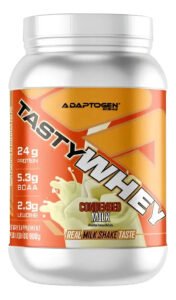 Whey Tasty 900g Adaptogen Science Sabor Leite Condensado