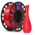 Filamento Pla Vermelho V-Silk 1kg Voolt3D Peças Brilhantes