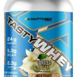 Whey Tasty 900g Adaptogen Science Sabor Baunilha