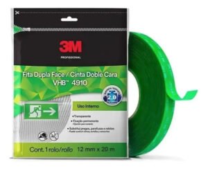 Fita Dupla Face 3m 12mm X 20m Vhb 4910