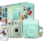 Câmera Instantânea Fujifilm Instax Mini 12 com Kit de 10 Filmes e Bolsa Mint Green